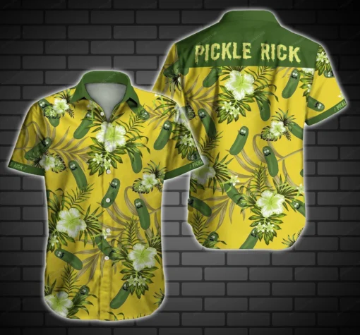 Pickle Rick Rick And Morty Hawaiian Shirt
