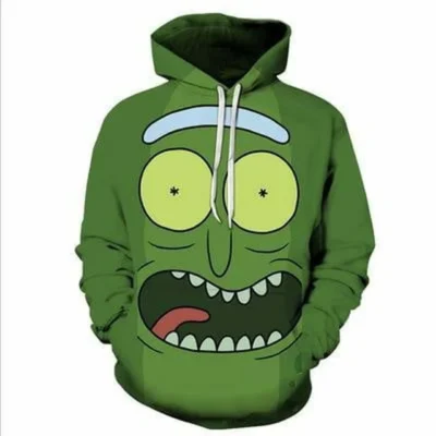 Pickle Rick Scream Mode Hoodie