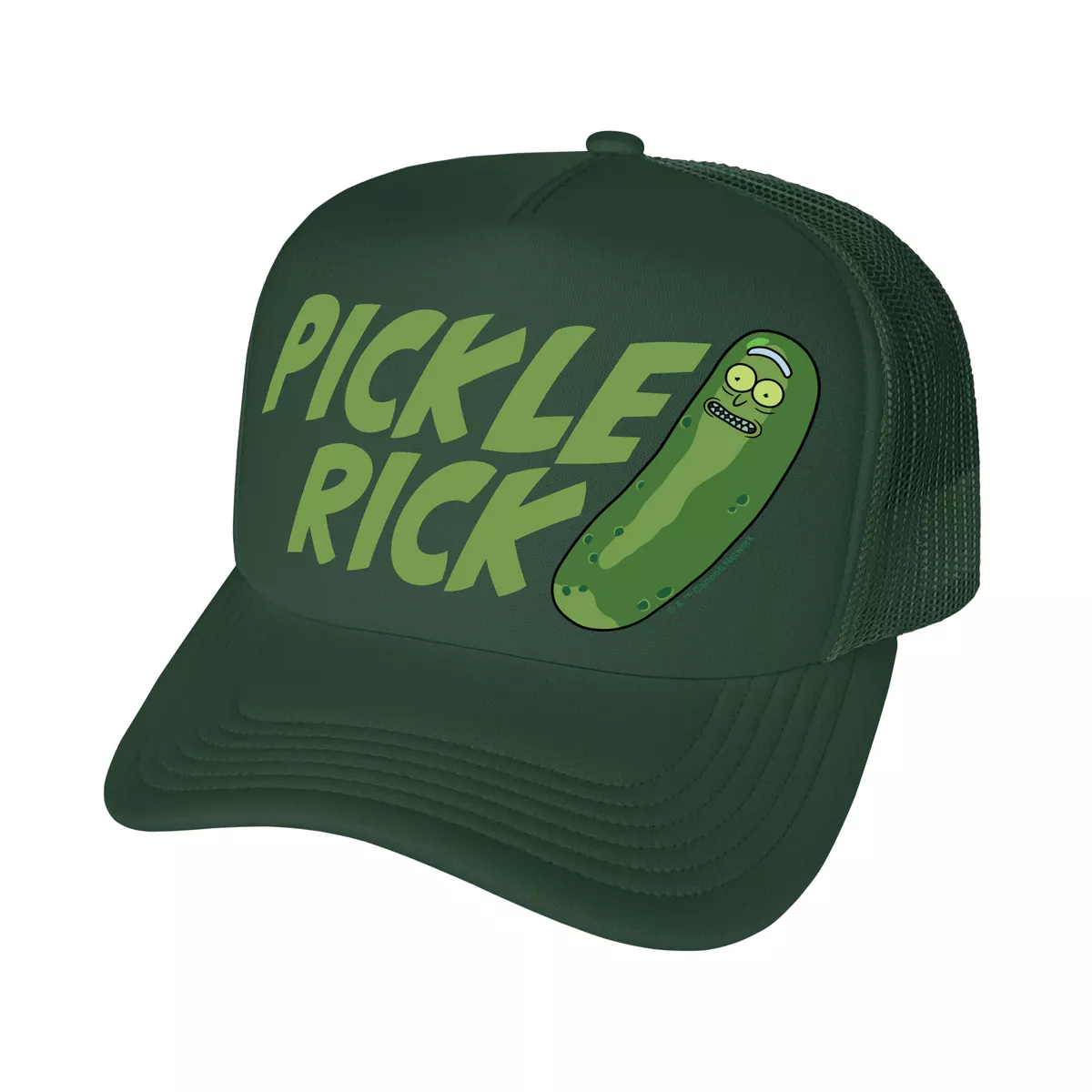 Pickle Rick Statement Mesh Baseball Cap