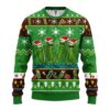 Pickle Rickmas Squad Ugly Christmas Sweater front