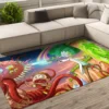 Rick and Morty Alien Creatures And A Portal Rug Home