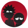 Rick and Morty Bold Shadows Round Rug front