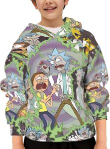 Rick and Morty Chaos Portal Hoodie front