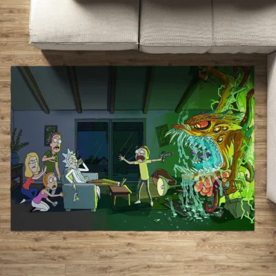 Rick and Morty Chaos Unleashed Rug