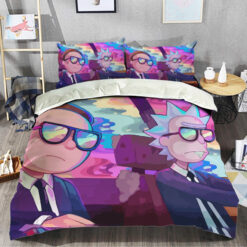 Rick And Morty Cool Vibes Bedding Set