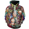 Rick and Morty Cosmic Chaos Party Hoodie