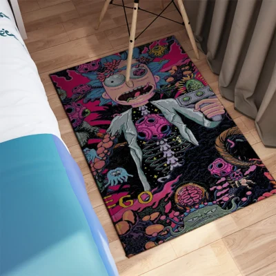 Rick and Morty Cosmic Decay Rug