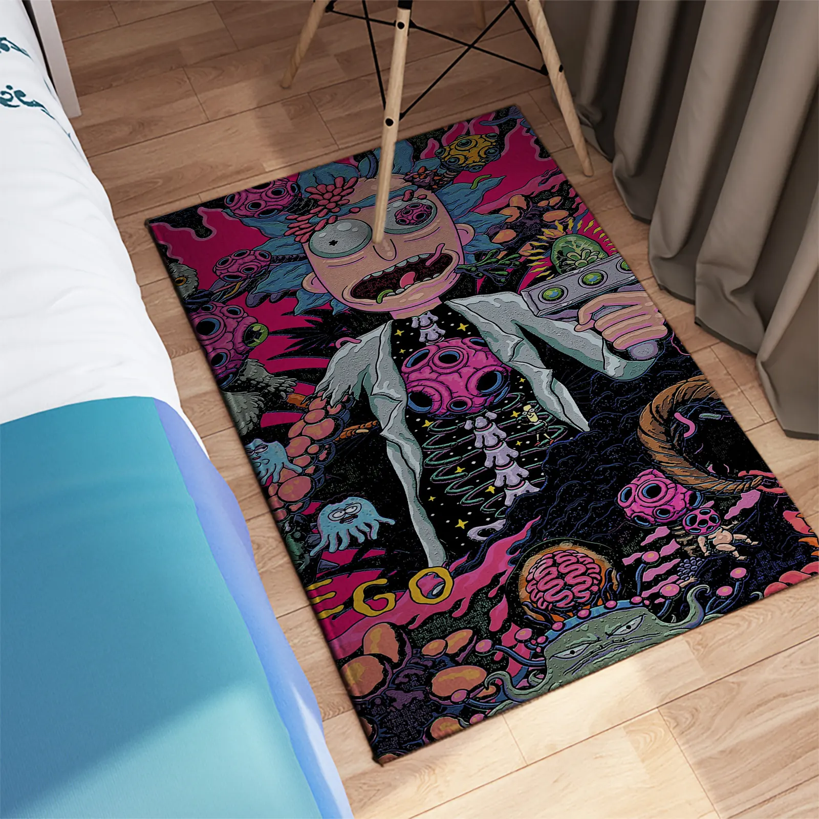 Rick and Morty Cosmic Decay Rug