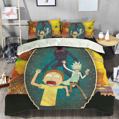 Rick And Morty Cosmic Escape Bedding Set