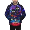 Rick and Morty Cosmic Reflections Galaxy Hoodie front
