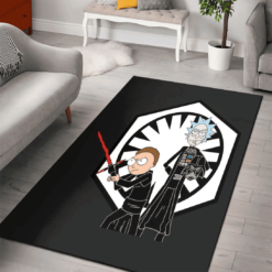 Rick and Morty Dark Side Empire Rug