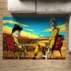 Rick and Morty Desert Escape Rug