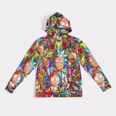 Rick and Morty Galactic Chaos Hoodie front