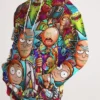 Rick and Morty Galactic Chaos Hoodie left