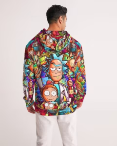 Rick and Morty Galactic Chaos Hoodie back