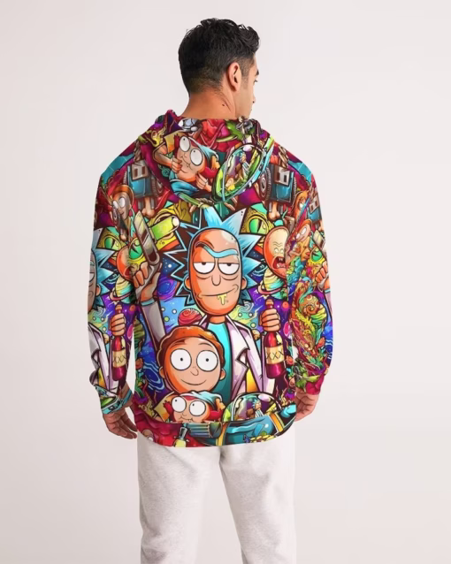 Rick and Morty Galactic Chaos Hoodie back