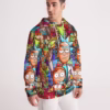 Rick and Morty Galactic Chaos Hoodie front