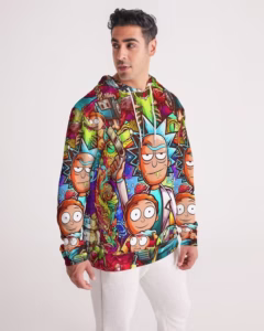 Rick and Morty Galactic Chaos Hoodie front
