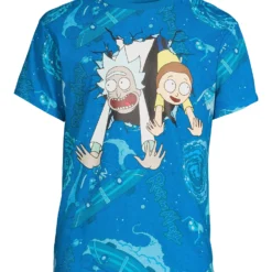 Rick and Morty Galactic Escape Shirt front