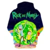 Rick and Morty Galactic Gateway Adventure Hoodie back
