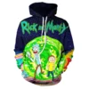 Rick and Morty Galactic Gateway Adventure Hoodie front