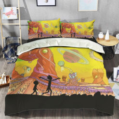 Rick And Morty Galactic Journey Bedding Set