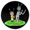 Rick and Morty Galactic Mischief Round Rug front