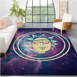Rick and Morty Galactic Portal Vibes Rug