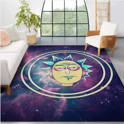 Rick and Morty Galactic Portal Vibes Rug