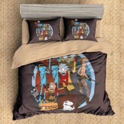 Rick And Morty Galactic Warriors Bedding Set