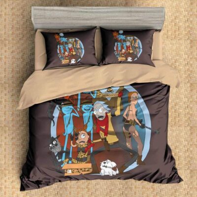 Rick And Morty Galactic Warriors Bedding Set