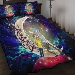 Rick And Morty Galaxy Love You to the Moon Bedding Set home
