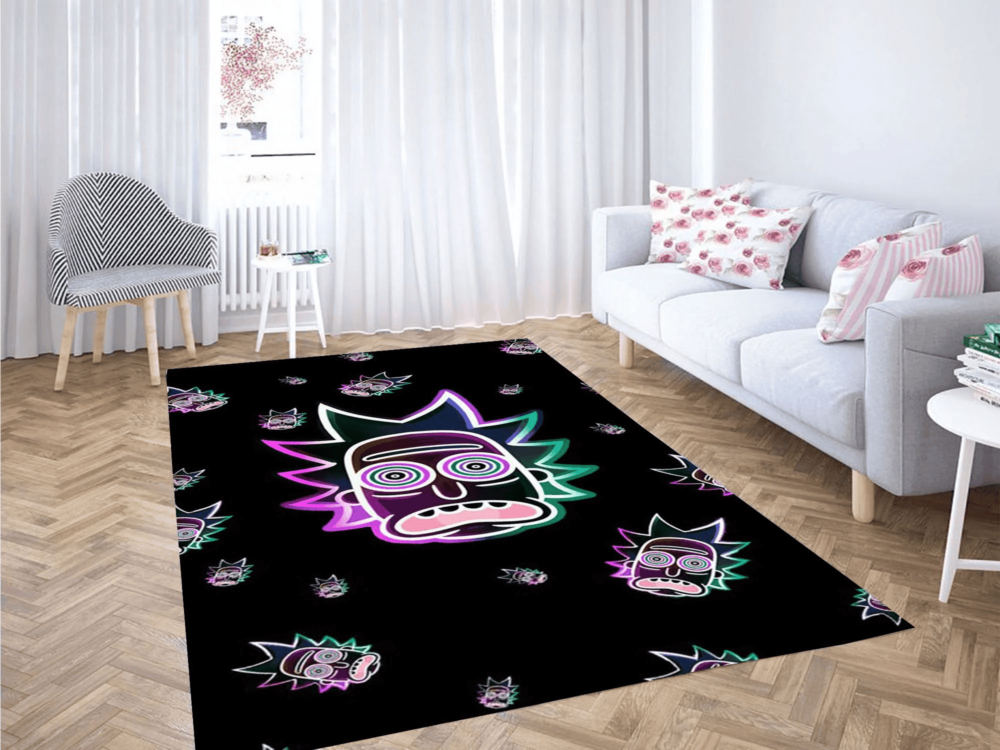 Rick And Morty Galaxy Vibe Rug