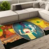 Rick and Morty Goodbye Moonmen Chaos Rug Home