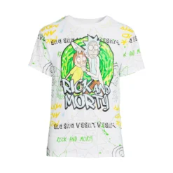 Rick and Morty Graffiti Adventure Shirt front