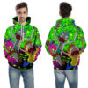 Rick and Morty Green Space Adventure Hoodie