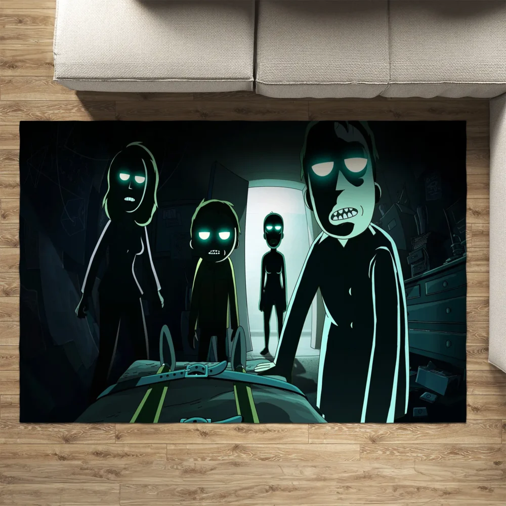 Rick and Morty Haunted Dimension Rug