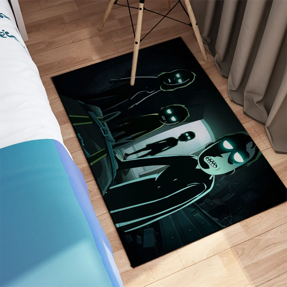 Rick and Morty Haunted Dimension Rug Bedroom