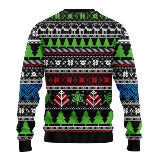 Rick And Morty Have A Merry Schwiftmas Ugly Christmas Sweater back