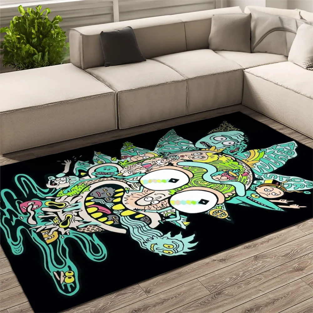 Rick and Morty Infinite Madness Rug Home