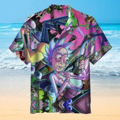 Rick and Morty Interdimensional Acid Trip Hawaiian Shirt