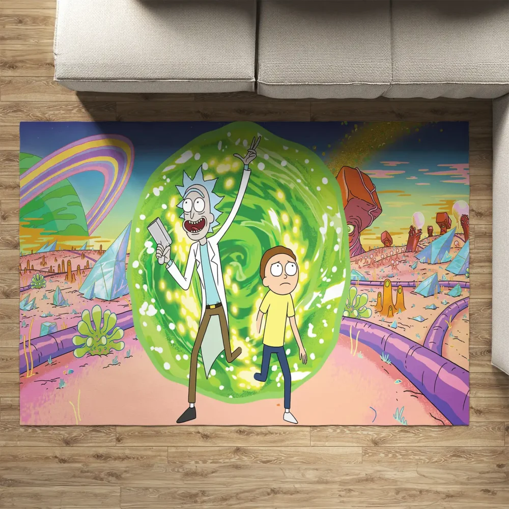 Rick and Morty Interdimensional Adventure Rug