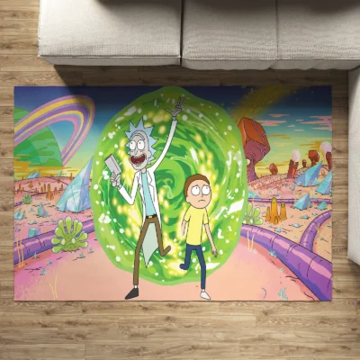 Rick and Morty Interdimensional Adventure Rug