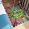 Rick and Morty Interdimensional Adventure Rug Living Room