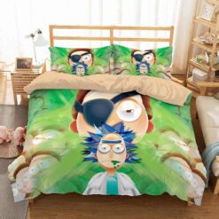 Rick And Morty Interdimensional Mayhem Bedding Set