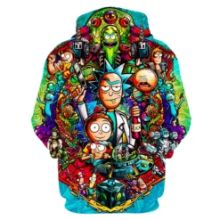 Rick and Morty Interdimensional Mayhem Hoodie back