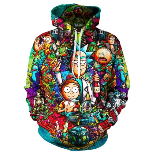 Rick and Morty Interdimensional Mayhem Hoodie front