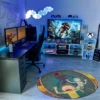 Rick and Morty Interdimensional Panic Round Rug Home