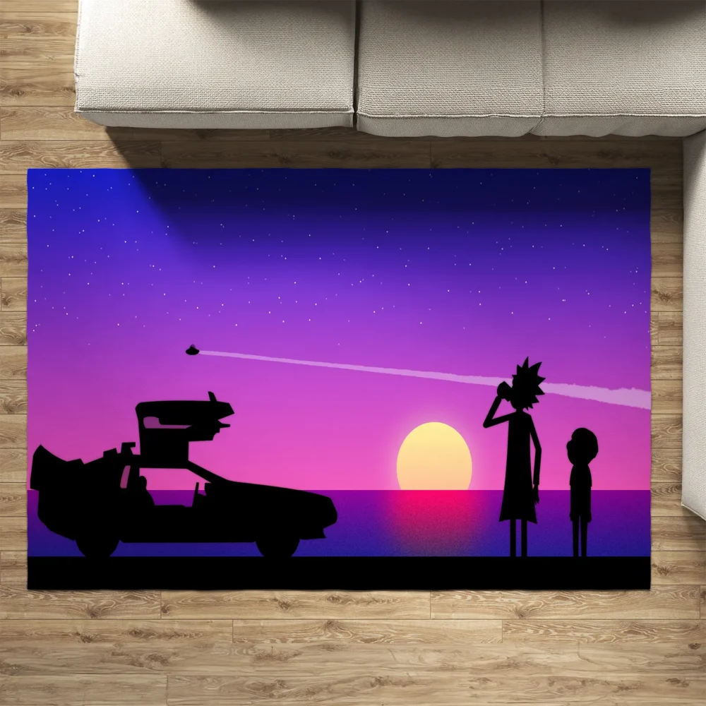 Rick and Morty Interdimensional Roadtrip Rug