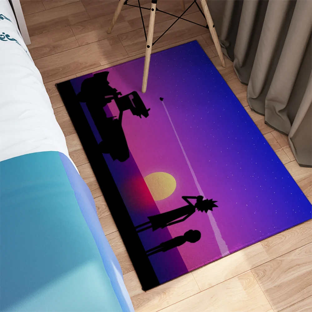 Rick and Morty Interdimensional Roadtrip Rug Bedroom